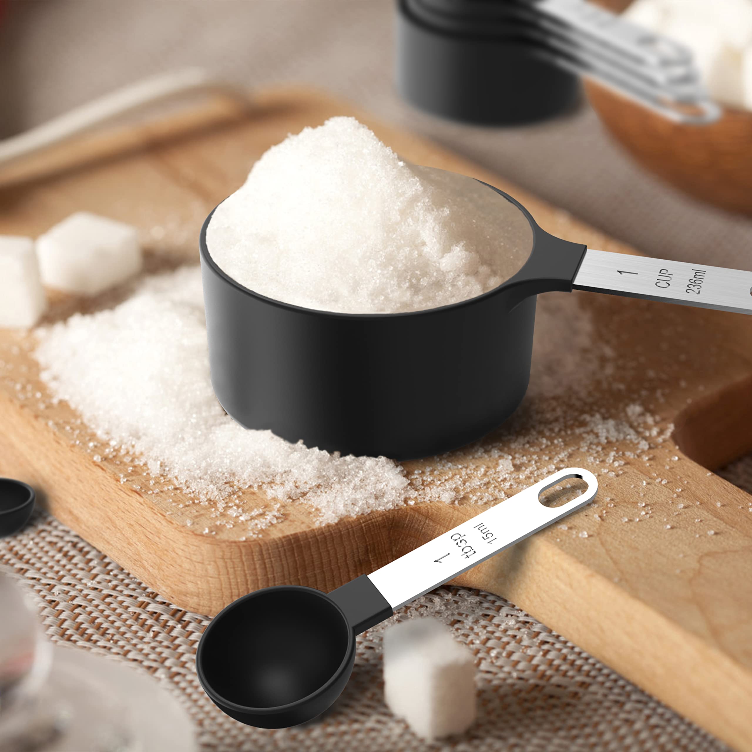 TILUCK conjunto de medición de 10 piezas para cocina y repostería.