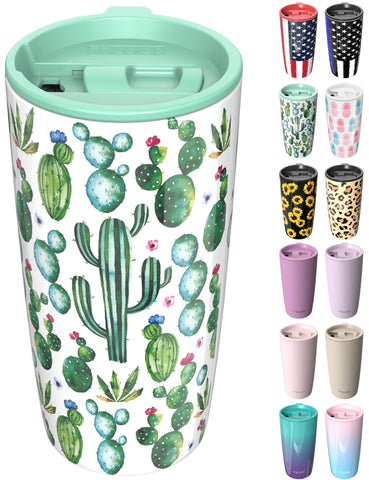 TILUCK Taza térmica 20 oz con tapa deslizante evita derrames en movimiento