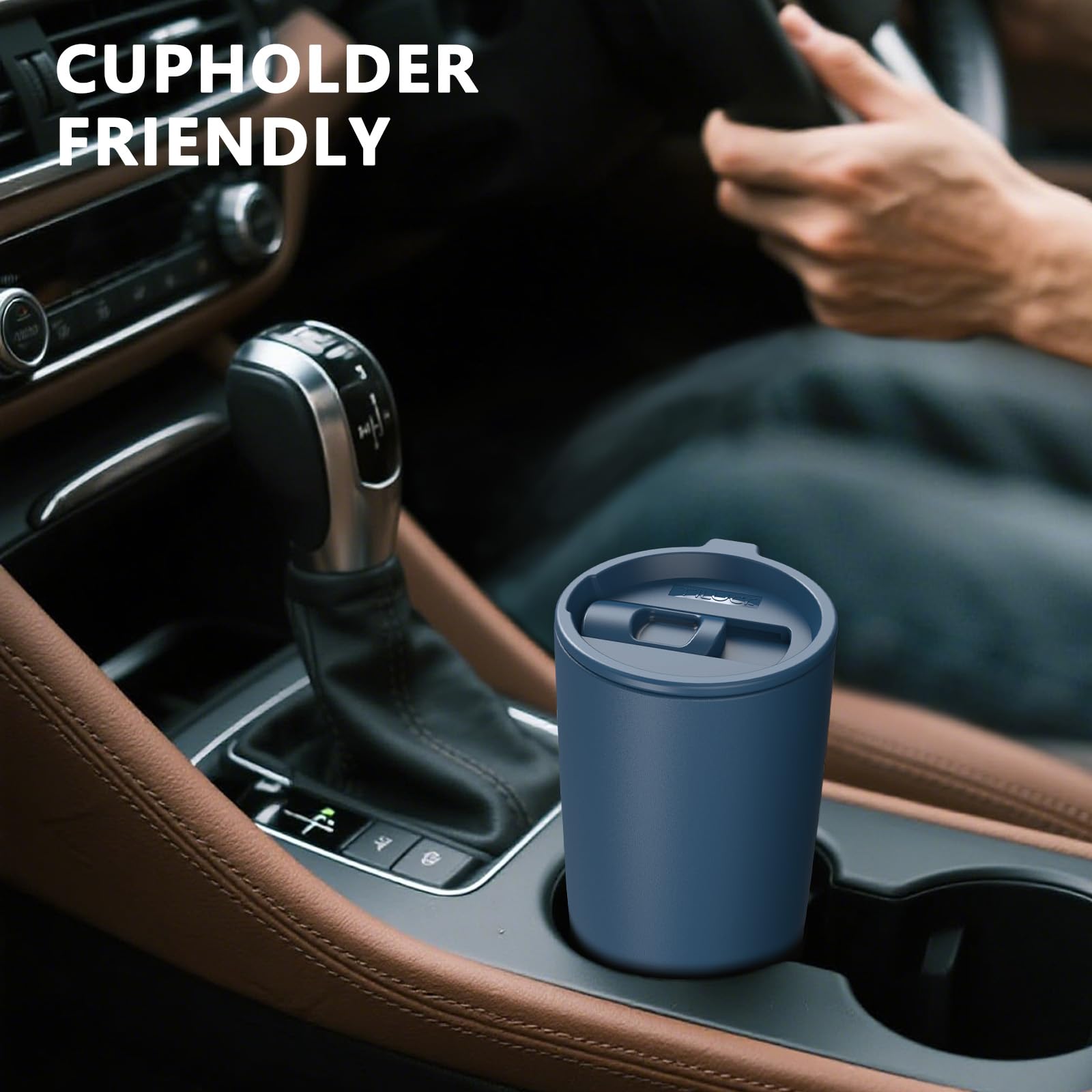 TILUCK Tumbler aislamiento doble para bebidas calientes o frías.