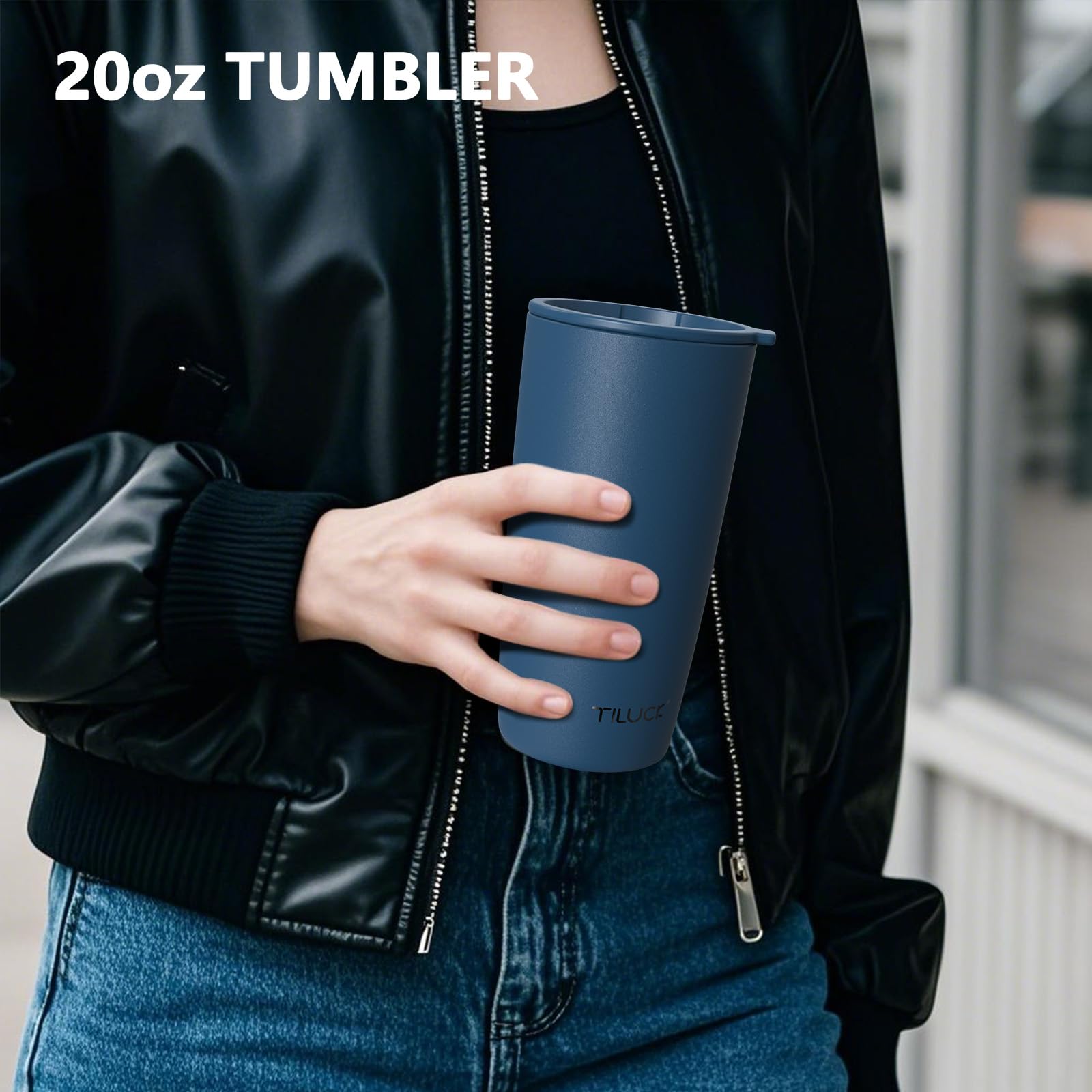 TILUCK Tumbler ideal para actividades al aire libre.