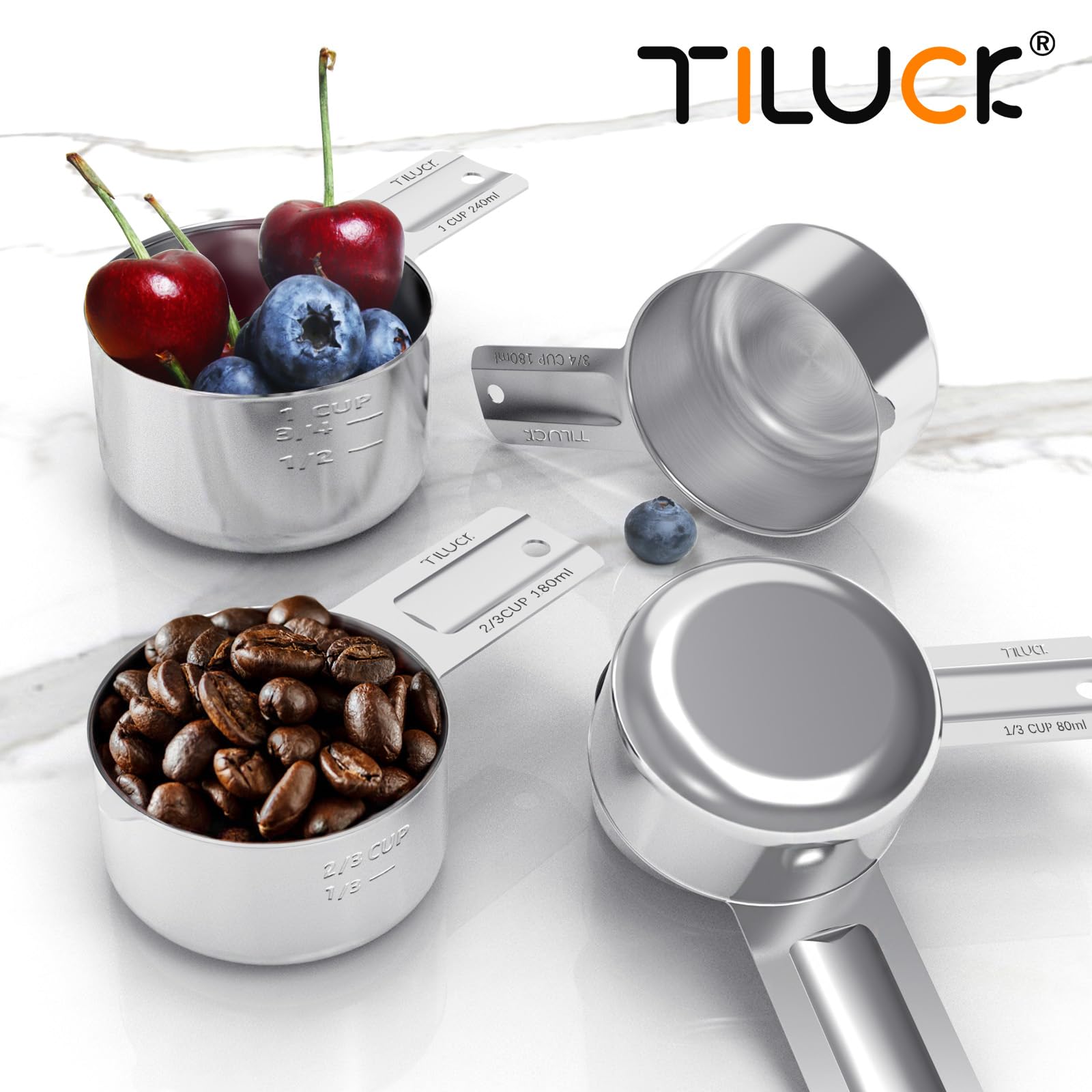 TILUCK set de uso diario en la cocina para medir ingredientes con facilidad.