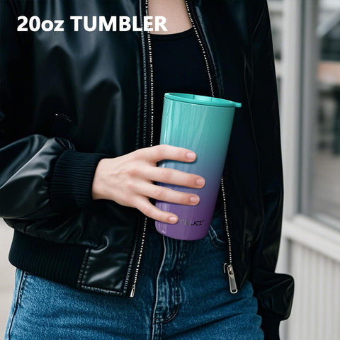Vaso TILUCK 20 onzas diseño ergonómico para llevarlo contigo.