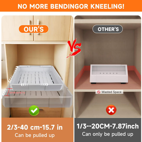 Timboniture capacidad de 1,5 pies cúbicos para organizar utensilios diarios.
