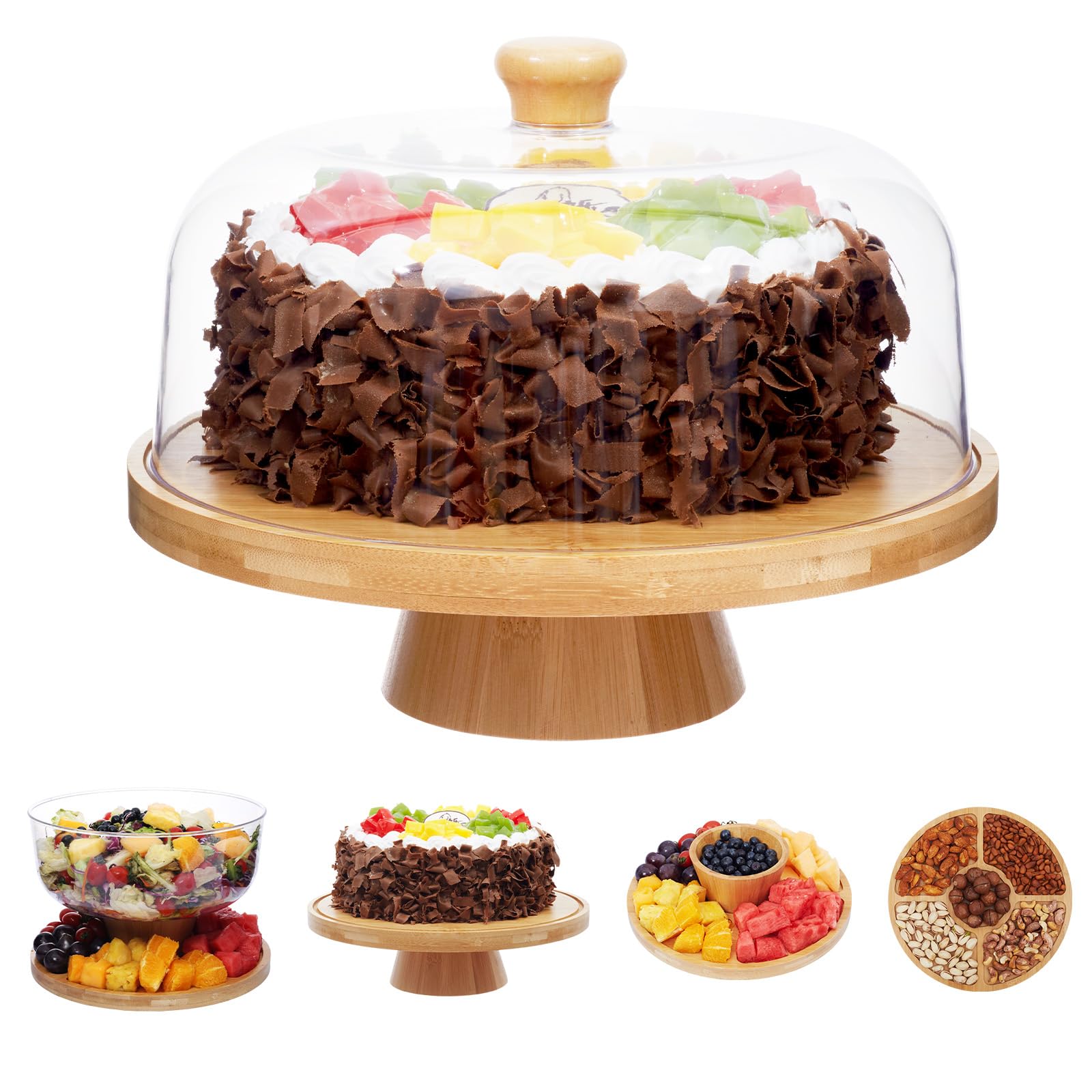 Timboops Home domo acrílico para pastel: protege y exhibe con estilo.