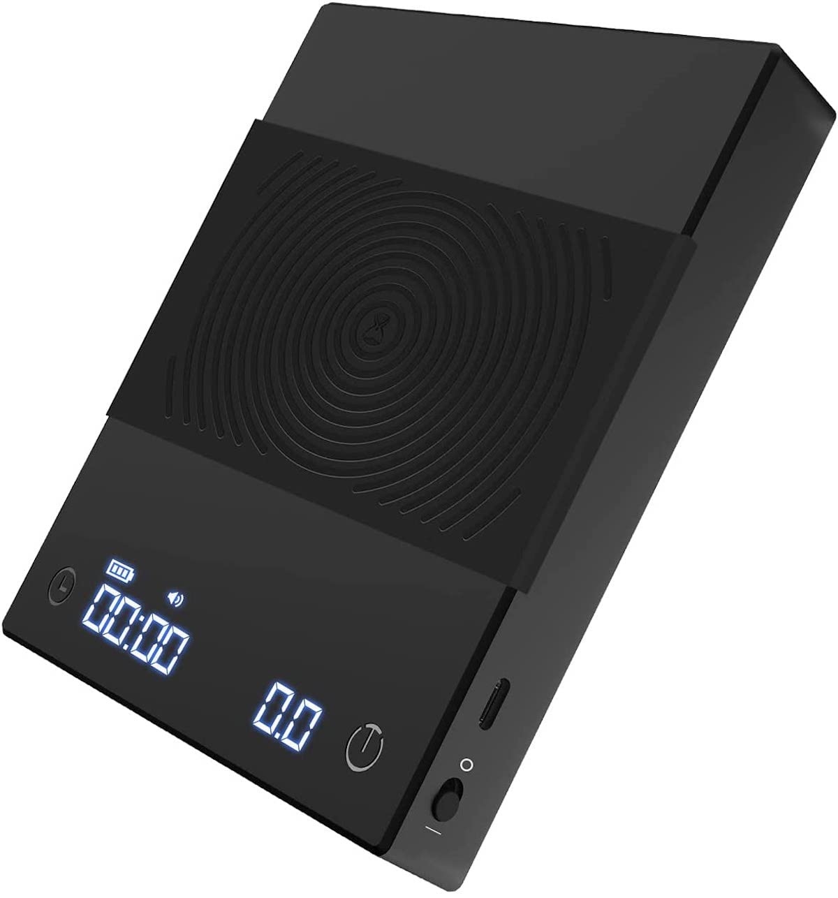 TIMEMORE Balanza Basic 2.0 con pantalla LED para lecturas claras durante la preparación del café.