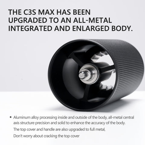 TIMEMORE C3S Max: muelas cónicas hexagonales S2C para molienda uniforme