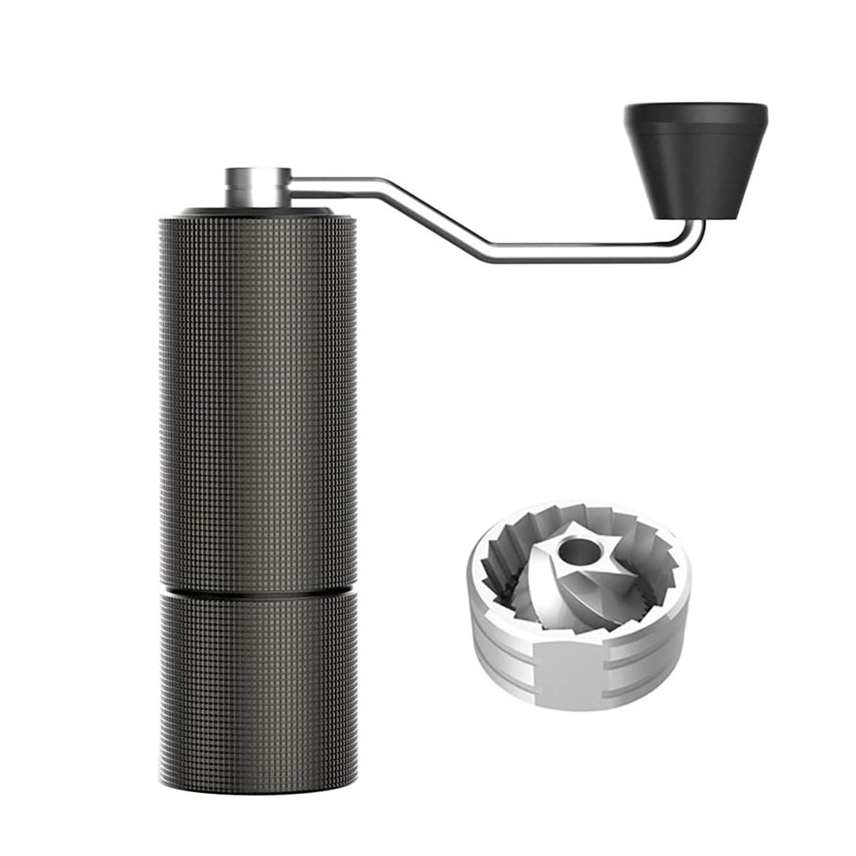 TIMEMORE Chestnut C2, cuerpo metálico ergonómico para un agarre cómodo.