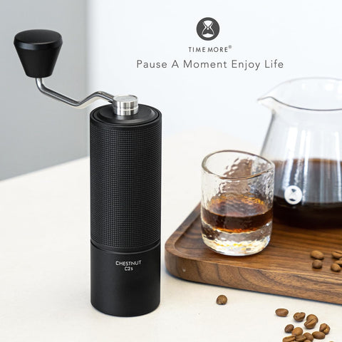 TIMEMORE Chestnut C2S empaque seguro, perfecto para traslado o regalo.