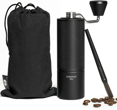 TIMEMORE Chestnut C2S con cuerpo metálico, diseño duradero para uso diario.