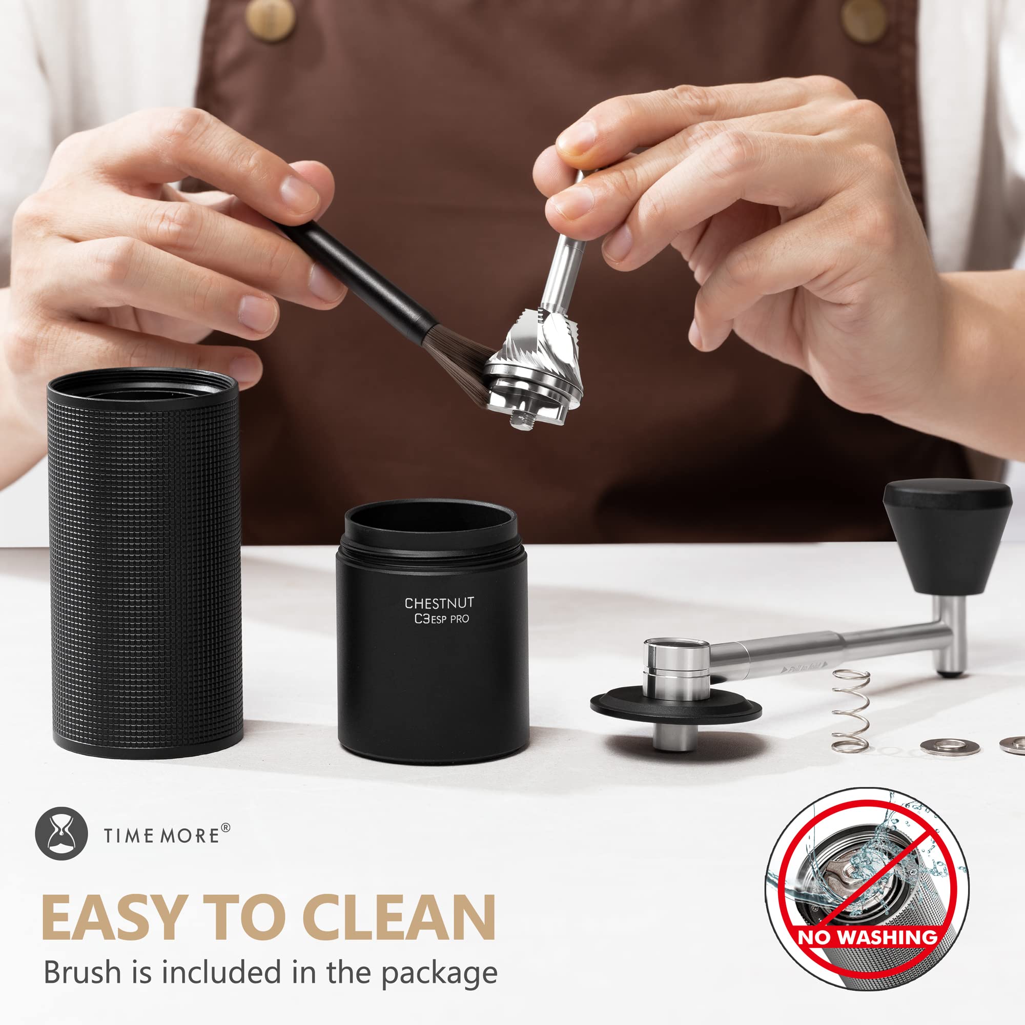 Capacidad de 25 g TIMEMORE Chestnut C3 ESP Pro para una o dos tazas
