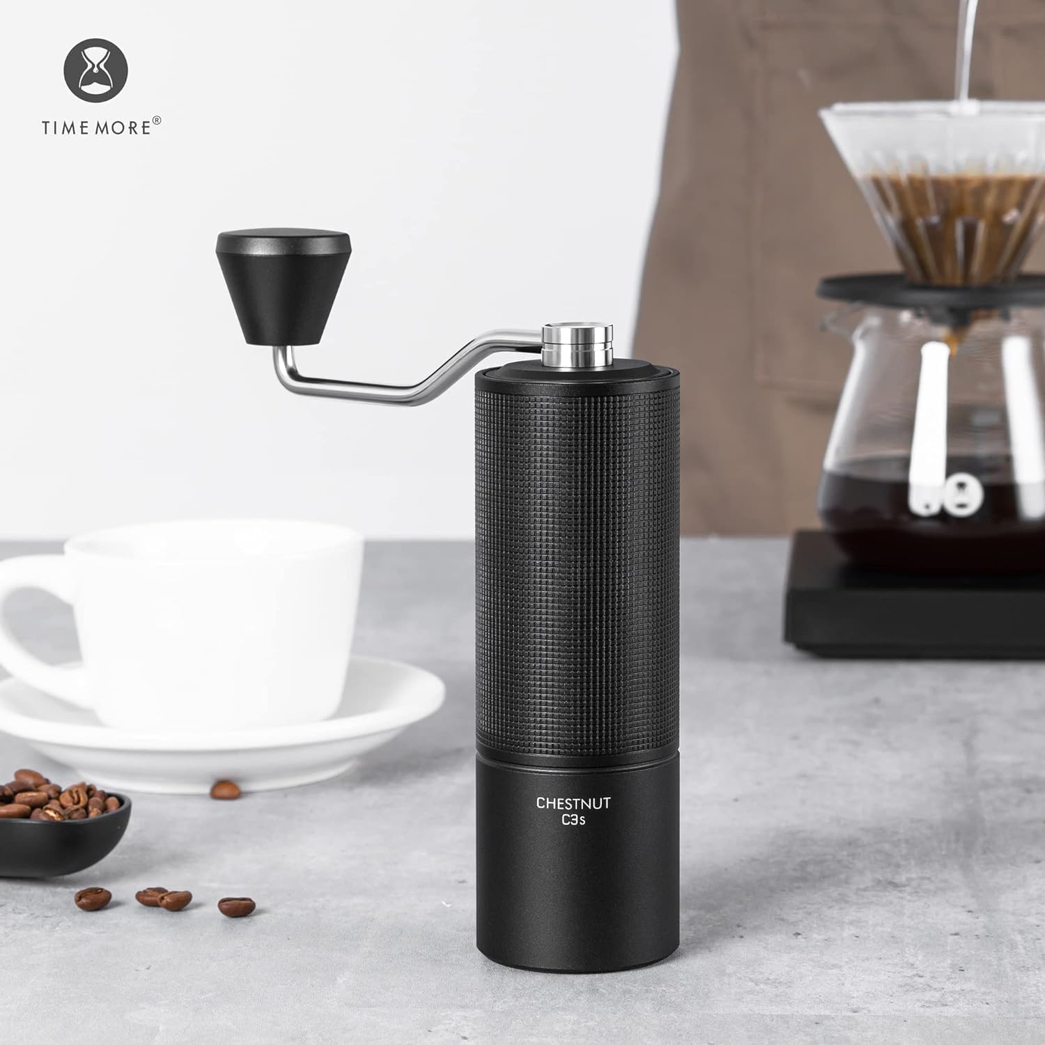 TIMEMORE Chestnut C3S capacidad de 25 g para 1-2 tazas.