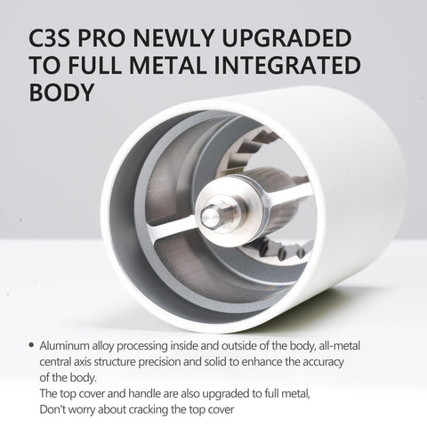 TIMEMORE Chestnut C3S Pro, cuerpo de aluminio, diseño duradero.