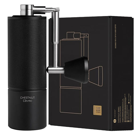 TIMEMORE Chestnut C3S Pro: cuerpo metálico resistente para uso diario.