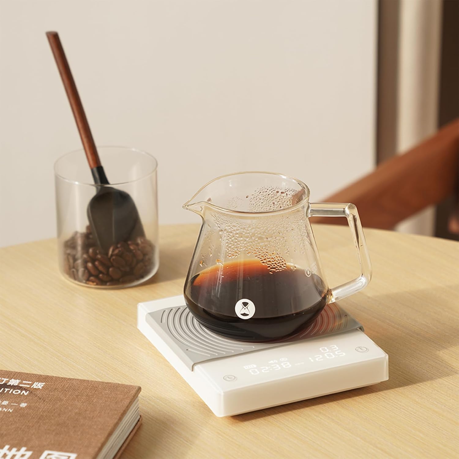 TIMEMORE Escala de Café Basic 2.0 botones fáciles para un control sencillo.