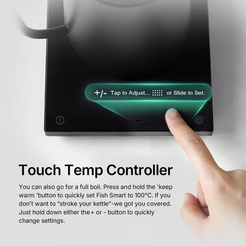TIMEMORE hervidor cuello de ganso 600 ml – controles de temperatura: precisión de 1 °C.