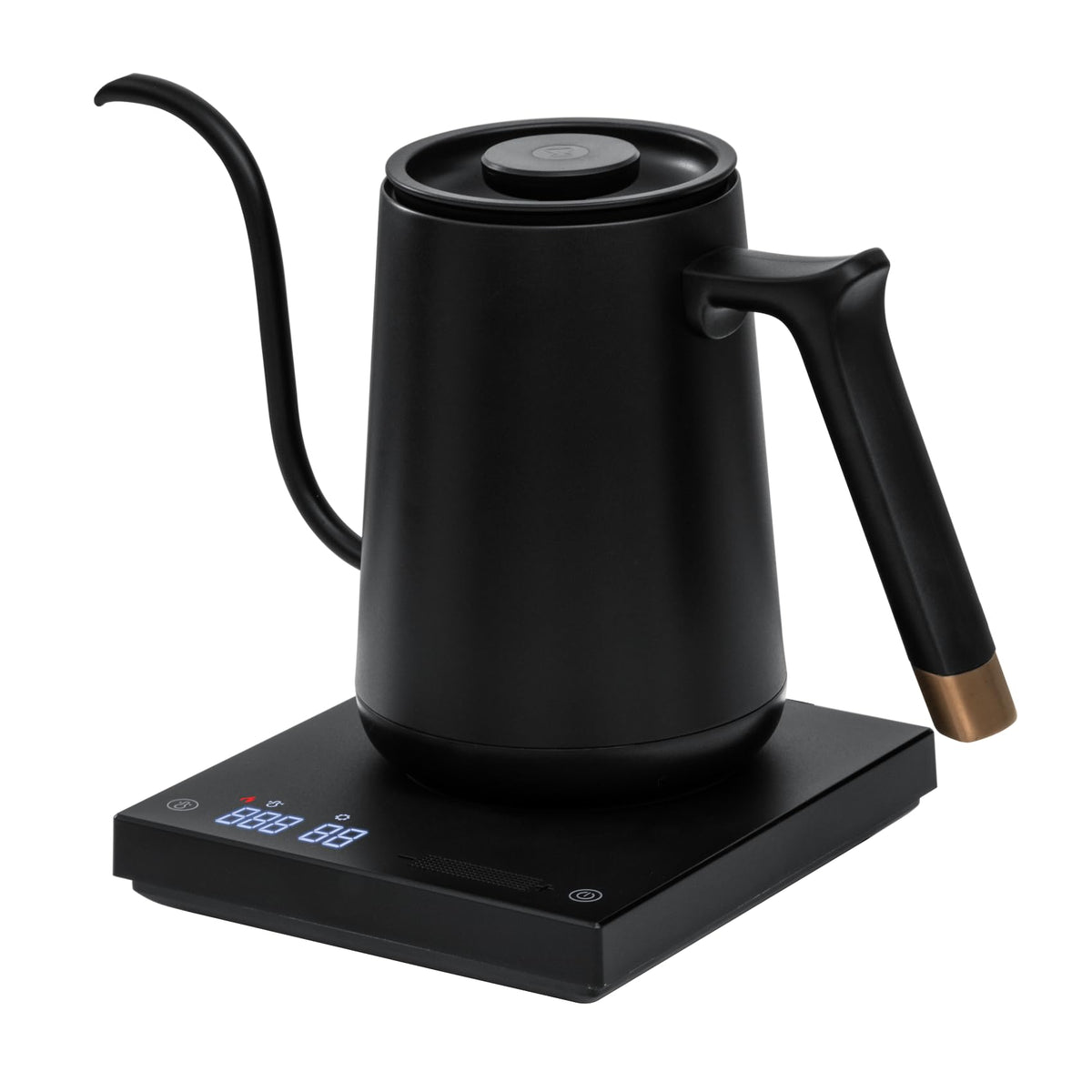 TIMEMORE hervidor cuello de ganso 600 ml – frente: control de temperatura preciso para café y té.