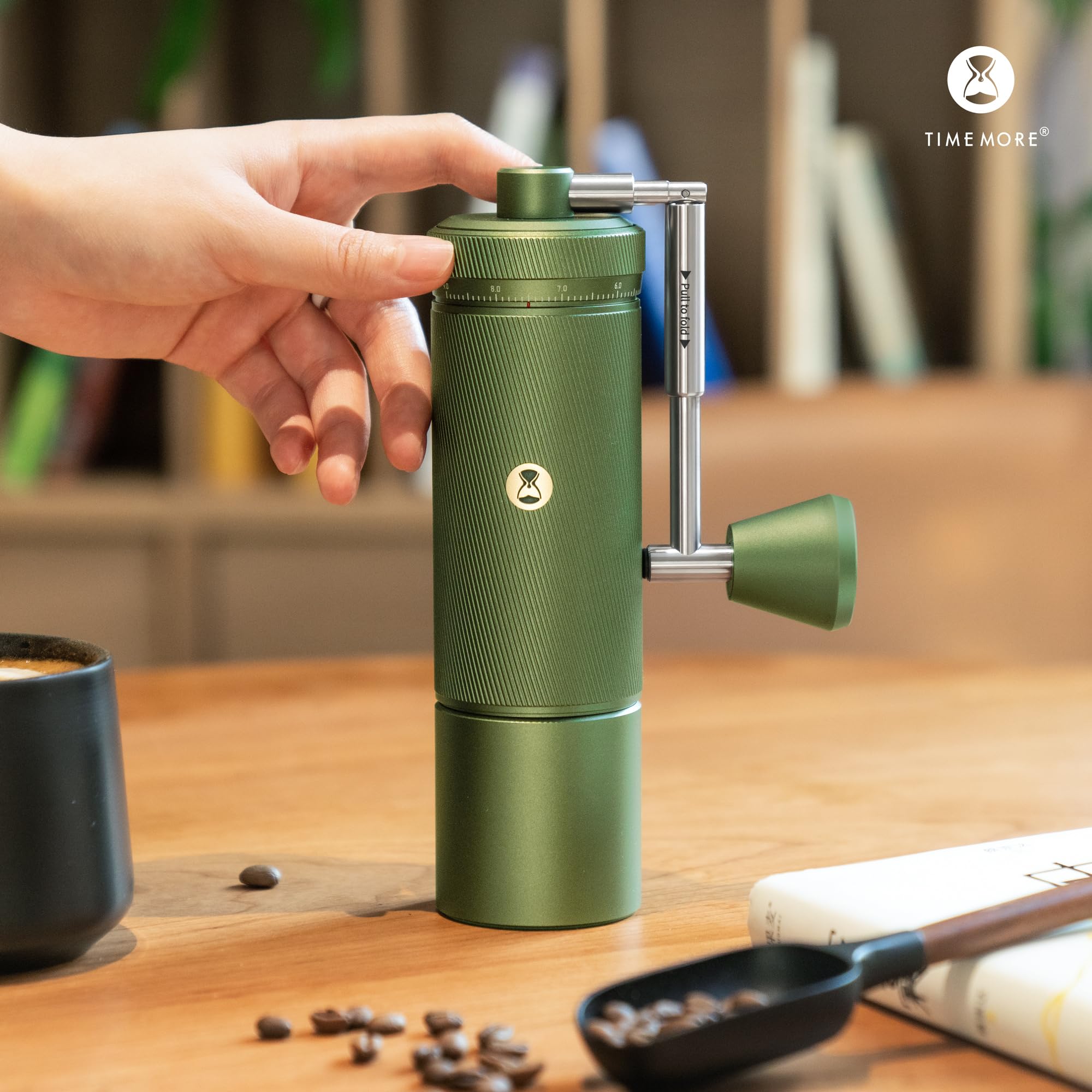 Timemore S3 diseno ergonomico: agarre cómodo y manejo prolongado