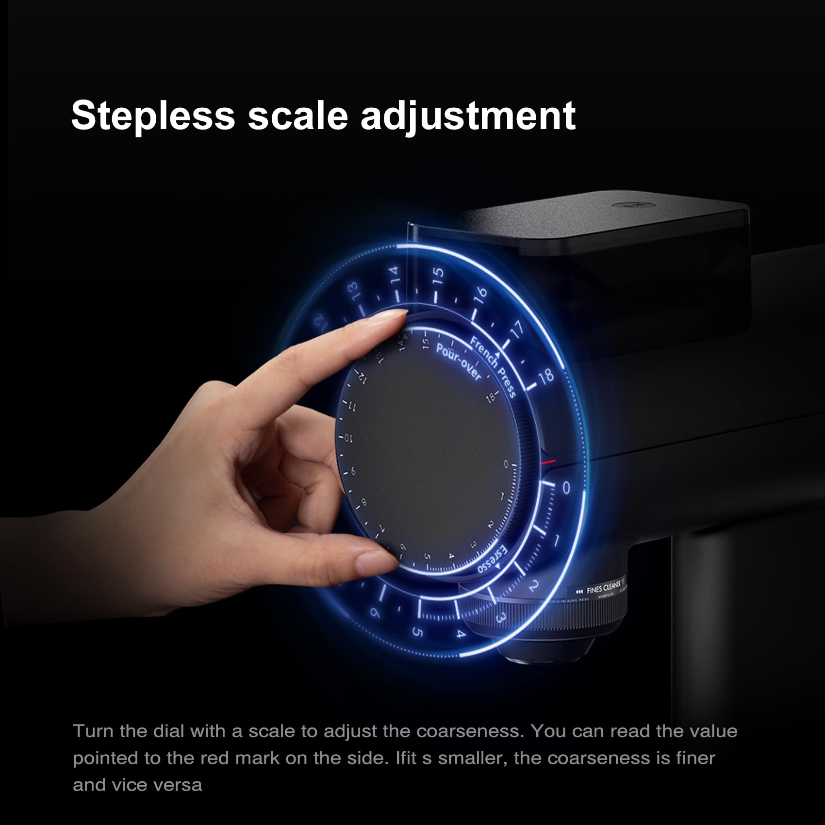 TIMEMORE Sculptor 078S diseño compacto para espacio reducido