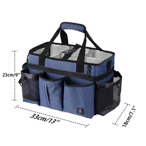 Timoxi bolsa organizadora de limpieza con separador desmontable para adaptar espacios.