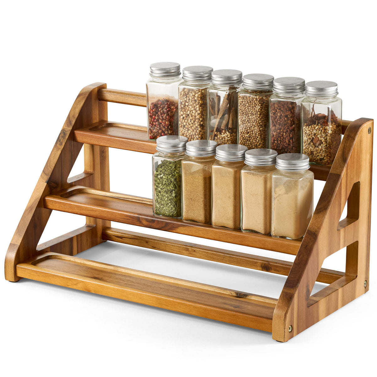 Tinamo Acacia organizador-especias superficie para cocina ordenada y estética