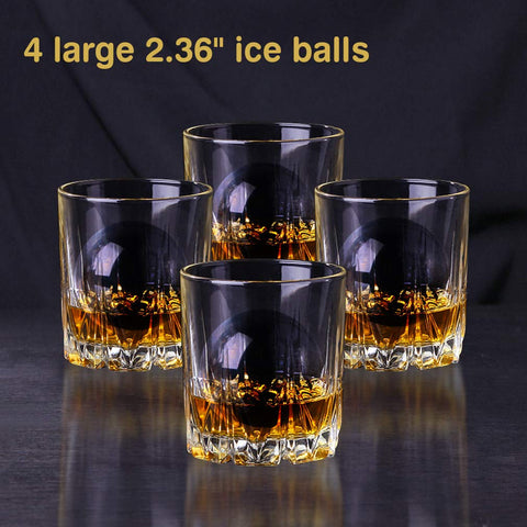 Esferas de hielo Tinana para whisky y cócteles, enfriamiento elegante.