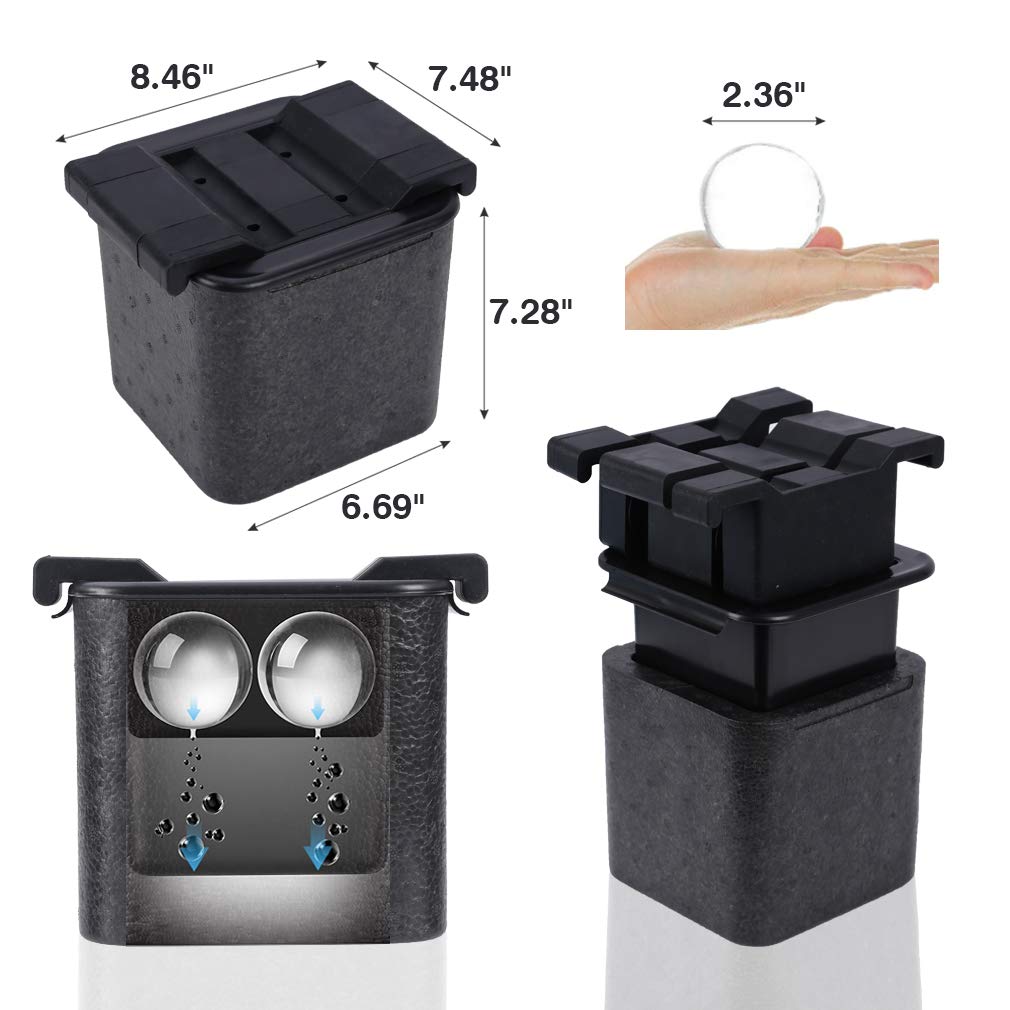 Desmolde fácil con silicona Tinana para esferas limpias.