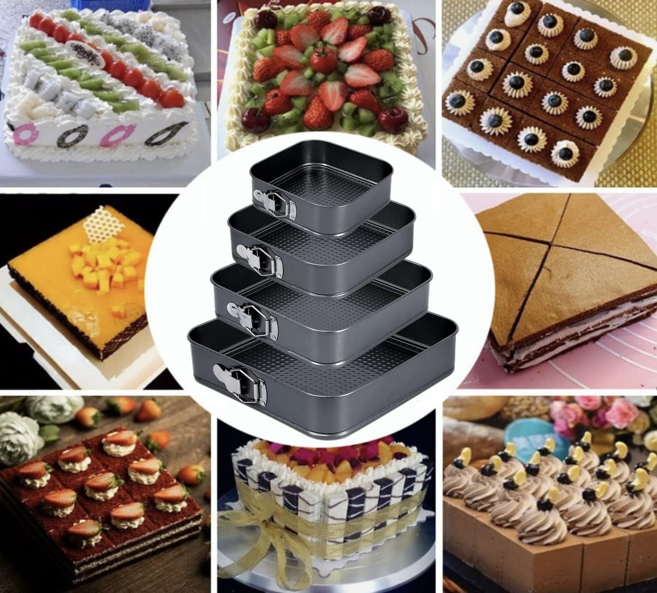 Tingjia kit de decoración para tortas con 192 piezas y libro electrónico