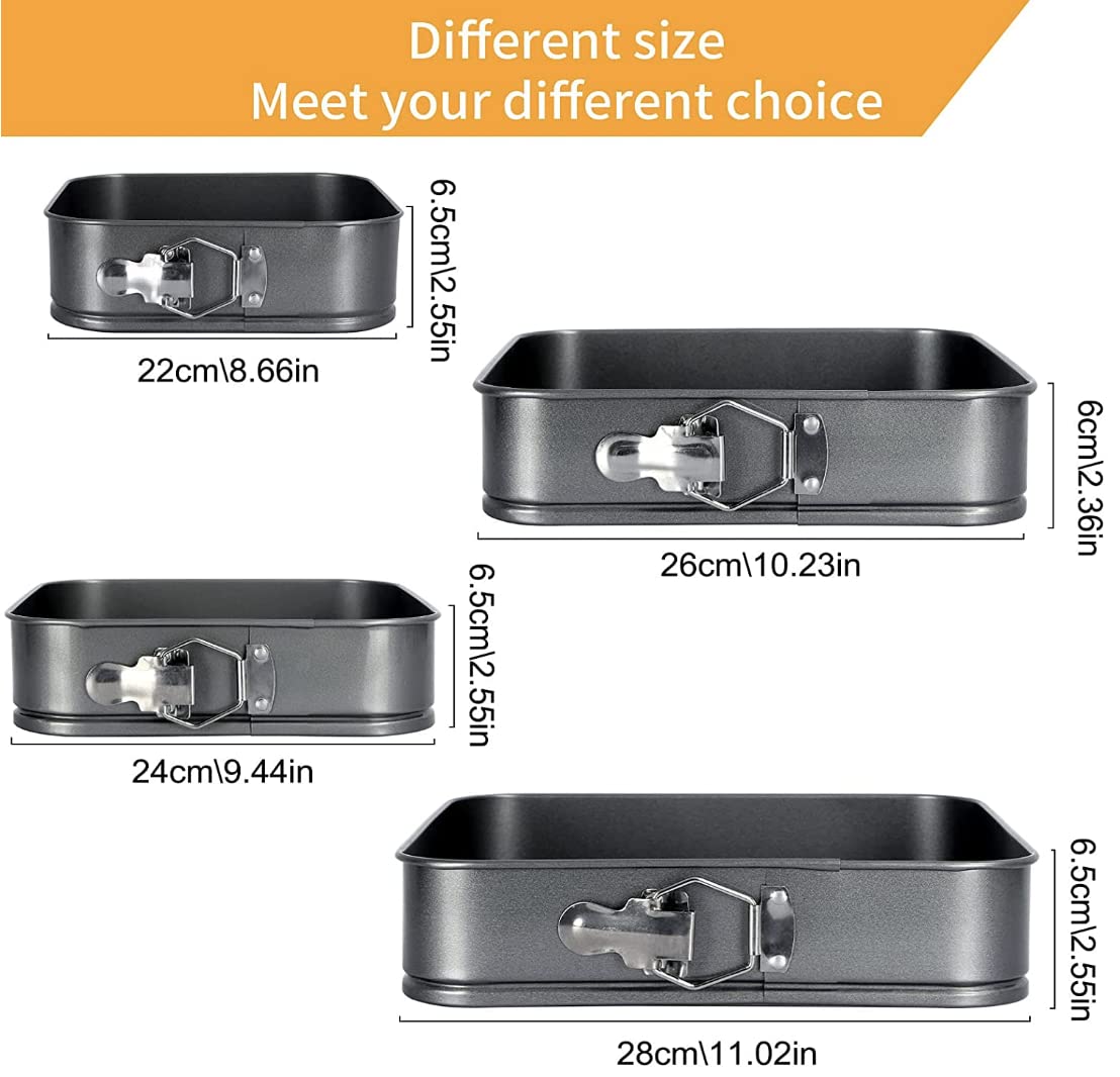 Tingjia molde desmontable de 9.5 pulgadas antiadherente para pasteles