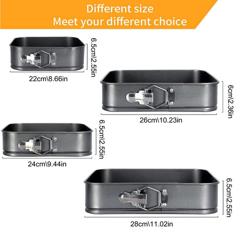 Tingjia molde desmontable de 9.5 pulgadas antiadherente para pasteles