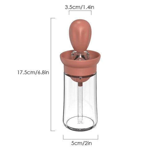 Brocha de silicona resistente al calor de TINMIX para salteados.