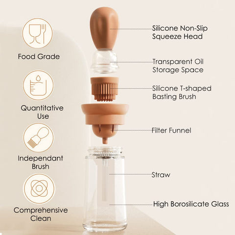 TINMIX dispensador con mediciones transparentes para ver el aceite disponible.