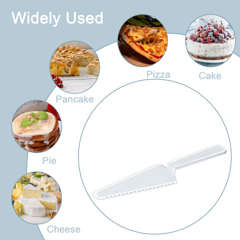 Juego de utensilios desechables de TINSKY para cortar y servir pasteles y pizzas.
