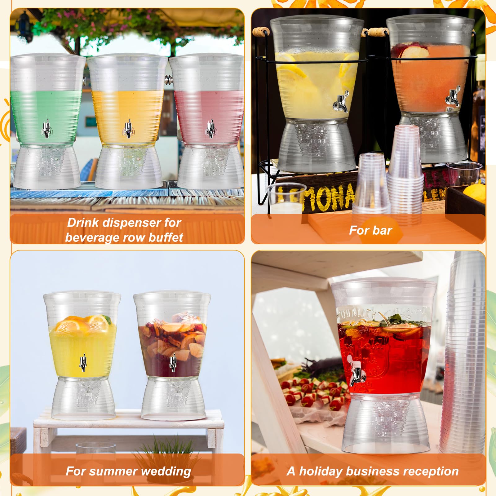 Compartimento para hielo en Tioncy mejora la refrigeración de bebidas.