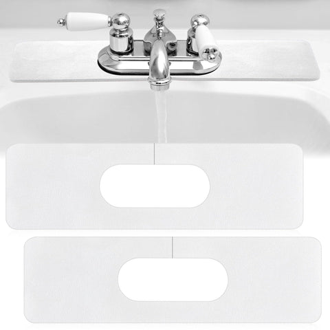Tioncy mat para grifo ovalado blanco protege contra salpicaduras