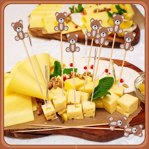 Decoración de cupcakes con osos Tioncy, decoración comestible atractiva.