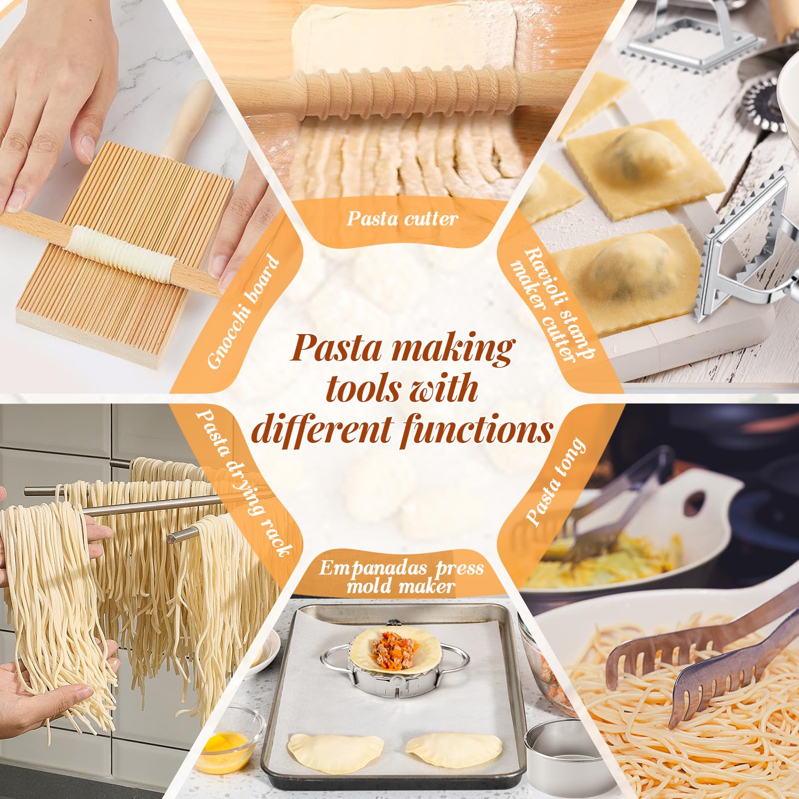 Tioncy pinza para pasta, ideal para manipular y servir.