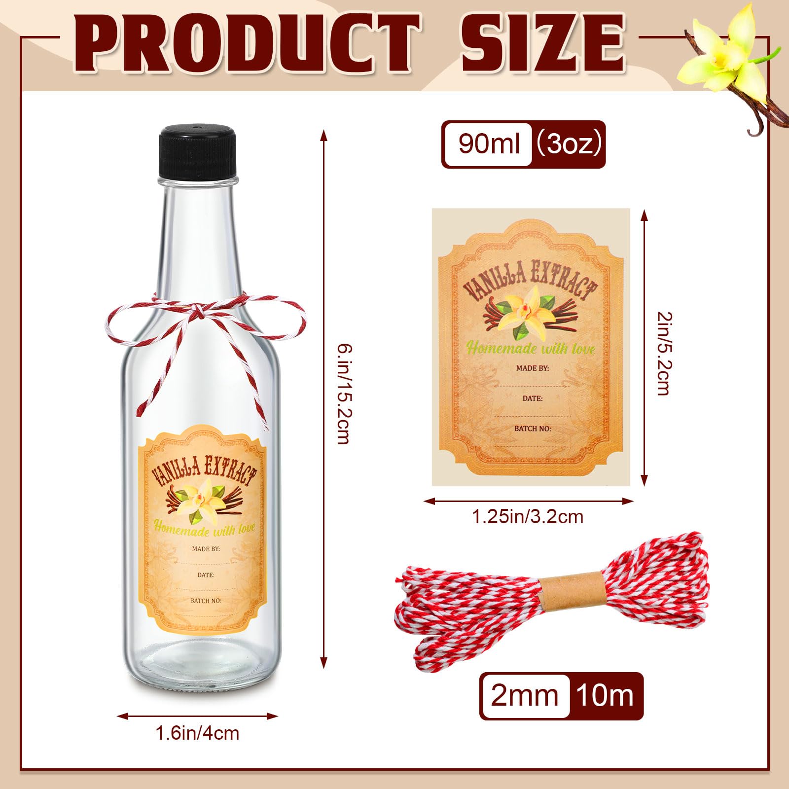 Tioncy tapa-banda-retractil-vanilla-3oz: seguridad y sellado al almacenar.