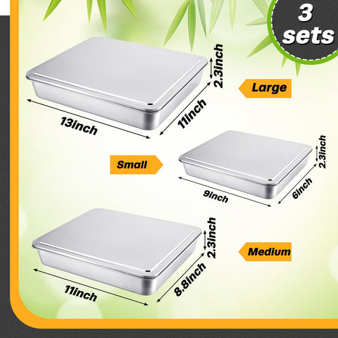Tapa recta de molde rectangular Tioncy para proteger horneados