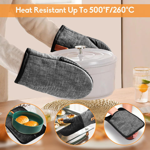 Agarradera para ollas TIPTAP en negro con base resistente al calor