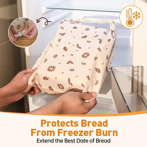 Bolsas Tirphy para almacenamiento de pan, aptas para frigorífico o congelador.