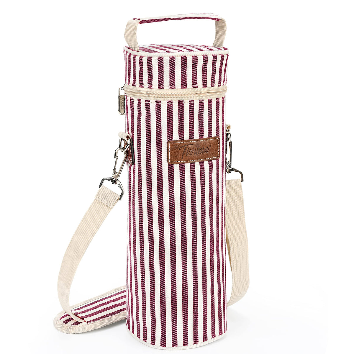 Tirrinia bolsa-vino-enfriadora para una botella mantiene frío durante viajes