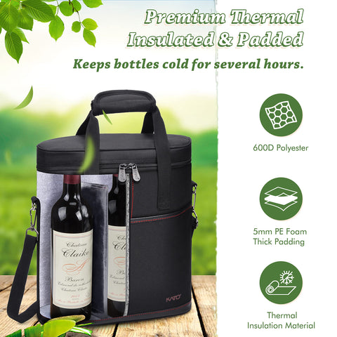 Tirrinia diseño elegante ideal como regalo de vino.