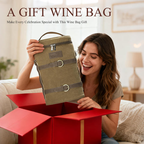 Tirrinia regalo para amantes del vino, elegante y práctico