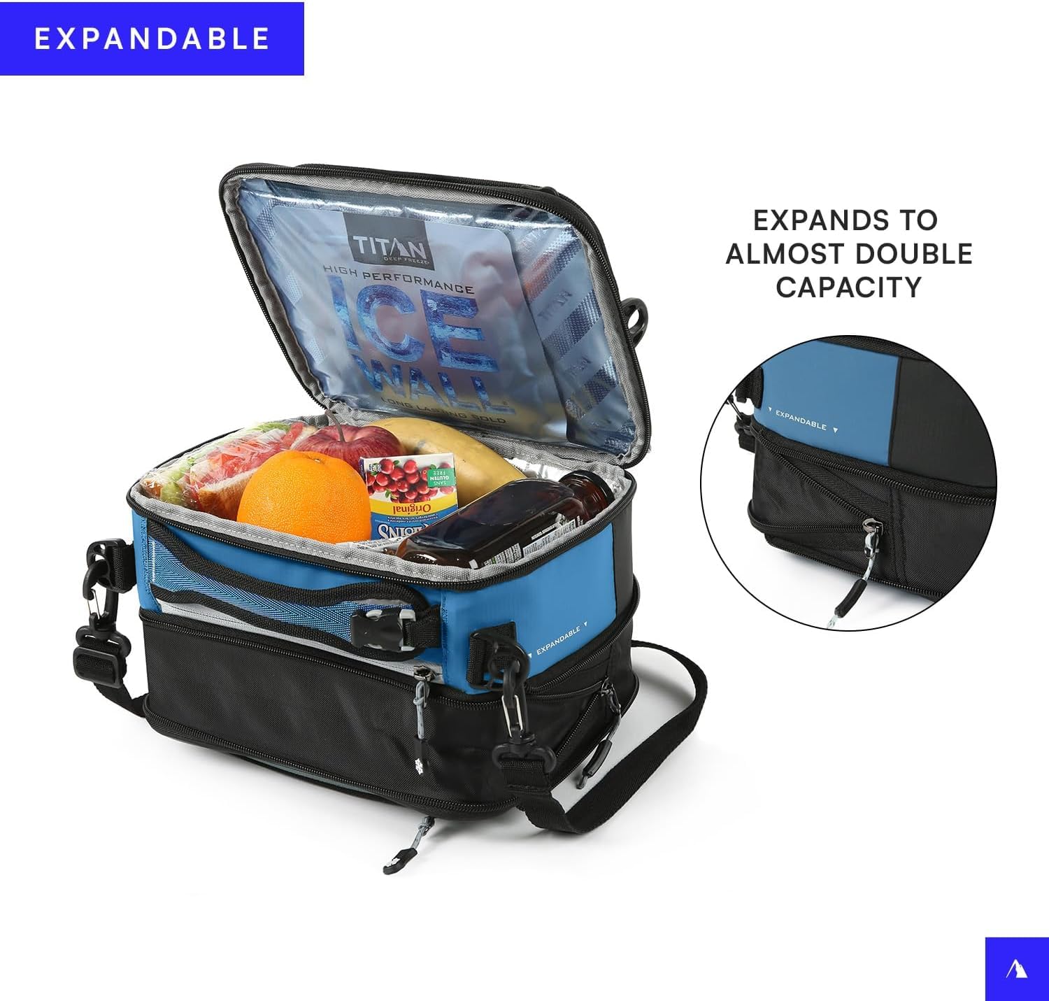 Packs de hielo reutilizables Titan Fridge, no tóxicos y duraderos.