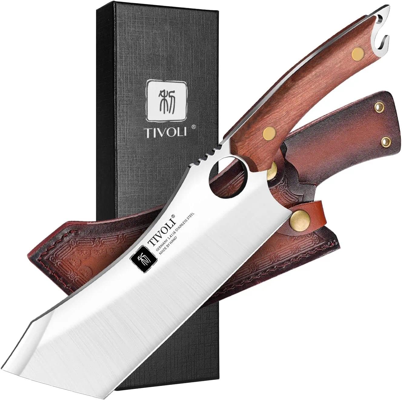 Cuchillo carnicero Tivoli con filo afilado para cortar carne con precisión