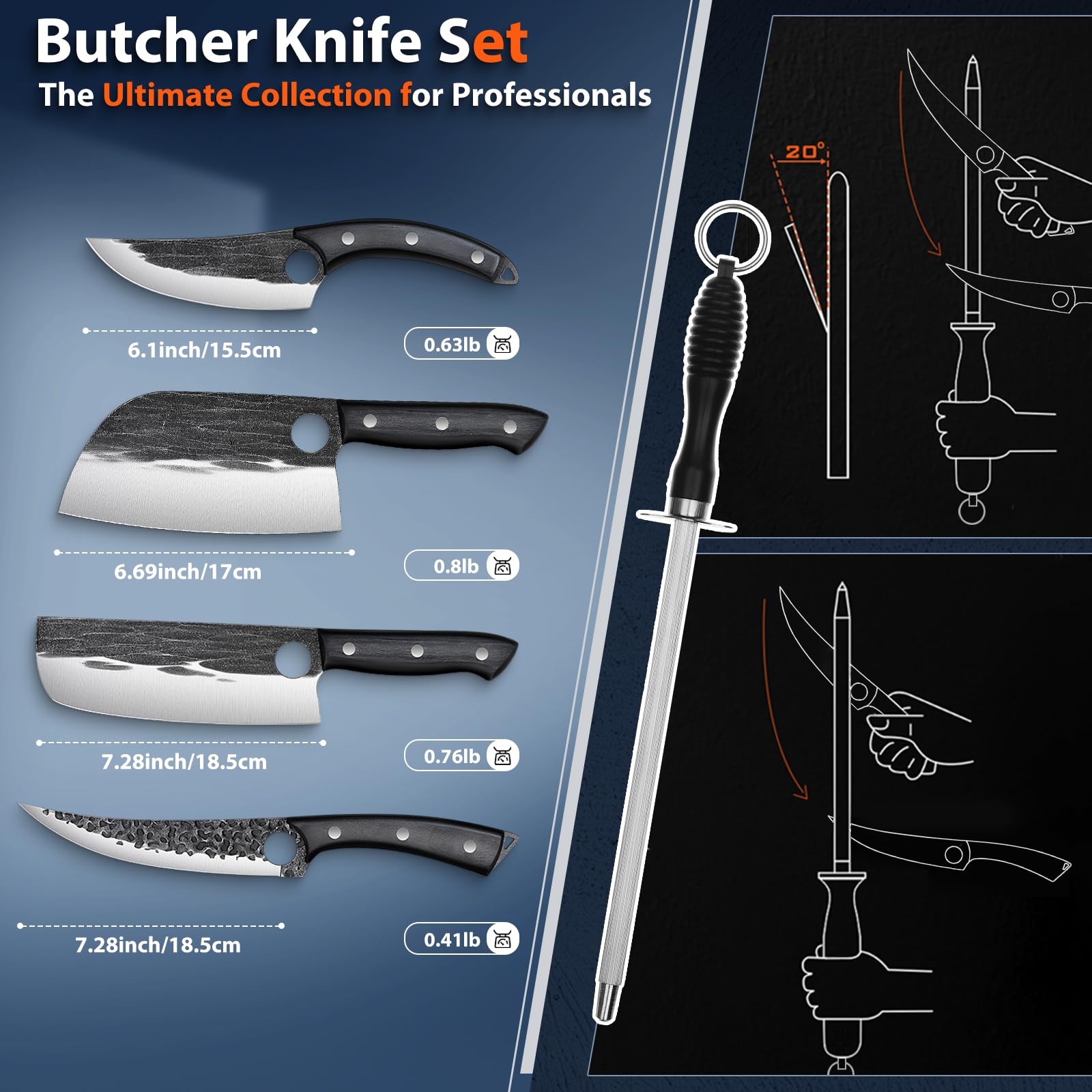 Cuchillo deshuesar Tivoli para despiece limpio