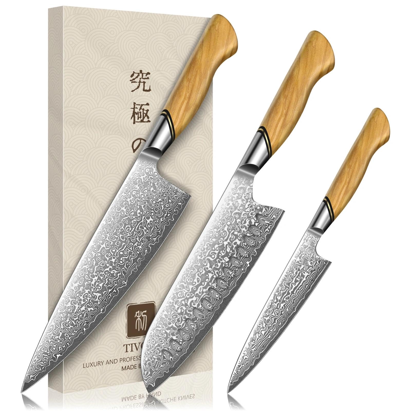 Conjunto TIVOLI Damascus 3 piezas para uso diario en la cocina