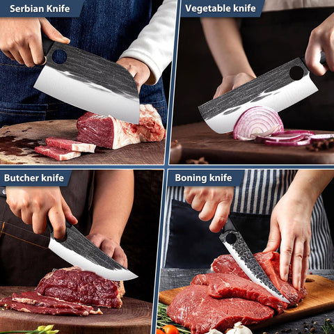 Cuchillo Nakiri Tivoli para vegetales con filo afilado