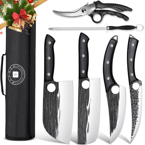 Cuchillos Tivoli en estuche profesional para cocina, útiles para preparación diaria