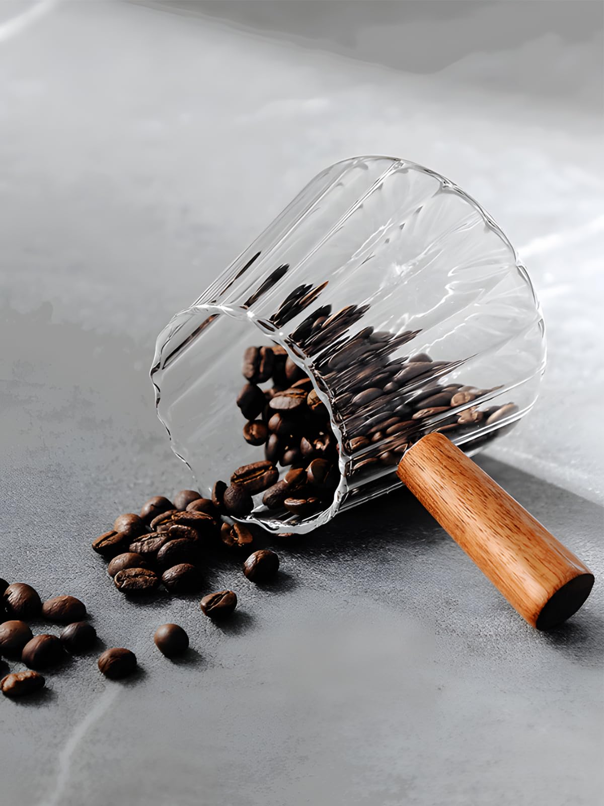 TIWPAJS Capacidad 180 ml ideal para espresso y mediciones.
